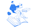 پیش‌نمایش فایل man-learning-on-digital-class-11588231 از پک آموزش