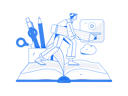 پیش‌نمایش فایل man-taking-online-education-11588259 از پک آموزش