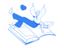 پیش‌نمایش فایل woman-with-book-11588224 از پک آموزش