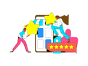 پیش‌نمایش فایل people-giving-online-shopping-review-11577209 از پک بررسی‌ها و بازخوردها