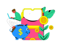 پیش‌نمایش فایل businessman-doing-money-online-investments-in-piggy-bank-11577329 از پک امور مالی