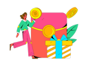 پیش‌نمایش فایل girl-with-gift-angpow-11577315 از پک امور مالی