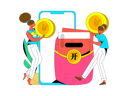 پیش‌نمایش فایل people-using-digital-wallet-11577334 از پک امور مالی