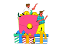 پیش‌نمایش فایل people-with-gift-envelope-11577321 از پک امور مالی