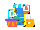 پیش‌نمایش فایل boy-doing-online-shopping-11577352 از پک تجارت الکترونیک