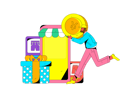 پیش‌نمایش فایل boy-doing-online-shopping-11577355 از پک تجارت الکترونیک