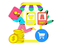 پیش‌نمایش فایل boy-doing-online-shopping-11577360 از پک تجارت الکترونیک