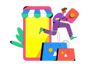 پیش‌نمایش فایل boy-doing-online-shopping-11577370 از پک تجارت الکترونیک