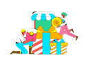 پیش‌نمایش فایل couple-doing-online-shopping-11577362 از پک تجارت الکترونیک