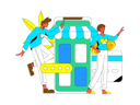 پیش‌نمایش فایل couple-doing-online-shopping-11577381 از پک تجارت الکترونیک
