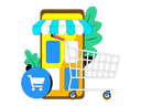 پیش‌نمایش فایل e-commerce-application-11577375 از پک تجارت الکترونیک
