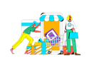 پیش‌نمایش فایل people-buying-online-11577338 از پک تجارت الکترونیک