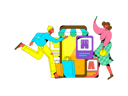 پیش‌نمایش فایل people-doing-online-11577350 از پک تجارت الکترونیک
