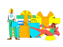 پیش‌نمایش فایل woman-doing-online-shopping-11577359 از پک تجارت الکترونیک