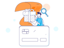 پیش‌نمایش فایل boy-receives-gift-on-online-payment-11600003 از پک پرداخت با کارت