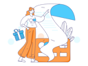 پیش‌نمایش فایل woman-purchases-through-credit-card-11599995 از پک پرداخت با کارت