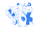 پیش‌نمایش فایل couple-getting-shopping-gift-11588099 از پک تجارت الکترونیک