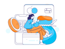 پیش‌نمایش فایل girl-check-payment-11618249 از پک پرداخت
