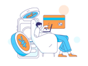 پیش‌نمایش فایل man-doing-online-payment-11618242 از پک پرداخت