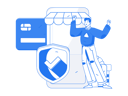 پیش‌نمایش فایل man-secures-his-card-payment-11599025 از پک حمایت از حقوق خرید