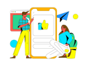 پیش‌نمایش فایل girl-and-boy-talking-about-social-media-like-11578965 از پک رسانه های اجتماعی