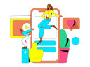 پیش‌نمایش فایل girl-and-man-on-social-media-platform-11578961 از پک رسانه های اجتماعی