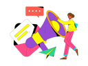 پیش‌نمایش فایل girl-doing-social-media-marketing-11578970 از پک رسانه های اجتماعی