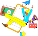 پیش‌نمایش فایل girl-happy-while-doing-social-media-marketing-11578959 از پک رسانه های اجتماعی