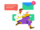 پیش‌نمایش فایل man-checking-social-media-mail-and-comment-11578949 از پک رسانه های اجتماعی