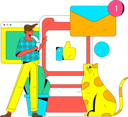 پیش‌نمایش فایل man-looking-at-social-media-mail-notification-11578960 از پک رسانه های اجتماعی