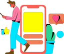 پیش‌نمایش فایل man-walking-while-looking-social-media-comment-using-mobile-11578966 از پک رسانه های اجتماعی