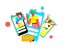 پیش‌نمایش فایل people-on-social-media-11578946 از پک رسانه های اجتماعی