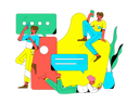 پیش‌نمایش فایل young-people-talking-on-social-media-site-11578935 از پک رسانه های اجتماعی