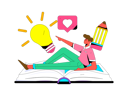 پیش‌نمایش فایل boy-have-many-creative-ideas-from-book-11578928 از پک خواندن