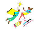 پیش‌نمایش فایل girl-and-boy-taking-creative-education-11578912 از پک خواندن