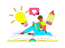 پیش‌نمایش فایل girl-reading-boook-11578913 از پک خواندن