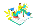 پیش‌نمایش فایل man-and-girl-on-book-11578902 از پک خواندن