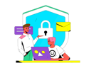 پیش‌نمایش فایل engineers-working-on-server-security-11577153 از پک امنیت سایبری
