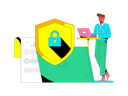 پیش‌نمایش فایل man-working-on-cyber-security-program-11577164 از پک امنیت سایبری