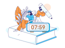 پیش‌نمایش فایل exam-countdown-started-11618133 از پک آموزش آنلاین