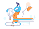 پیش‌نمایش فایل professor-reading-books-11618148 از پک آموزش آنلاین