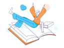 پیش‌نمایش فایل professor-teaches-students-11618121 از پک آموزش آنلاین