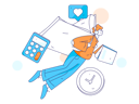 پیش‌نمایش فایل student-learns-from-book-11618116 از پک آموزش آنلاین