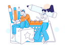 پیش‌نمایش فایل student-learns-through-online-videos-11618114 از پک آموزش آنلاین