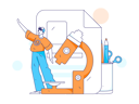 پیش‌نمایش فایل student-performs-lab-experiment-11618130 از پک آموزش آنلاین