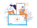 پیش‌نمایش فایل student-watching-online-videos-11618158 از پک آموزش آنلاین