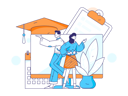پیش‌نمایش فایل students-prepare-for-tests-11618122 از پک آموزش آنلاین