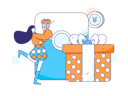پیش‌نمایش فایل woman-opening-gift-box-11618172 از پک فعالیت افراد
