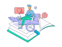 پیش‌نمایش فایل boy-taking-knowledge-by-reading-books-11714811 از پک مطالعه