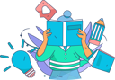 پیش‌نمایش فایل female-student-reading-book-11714791 از پک مطالعه
